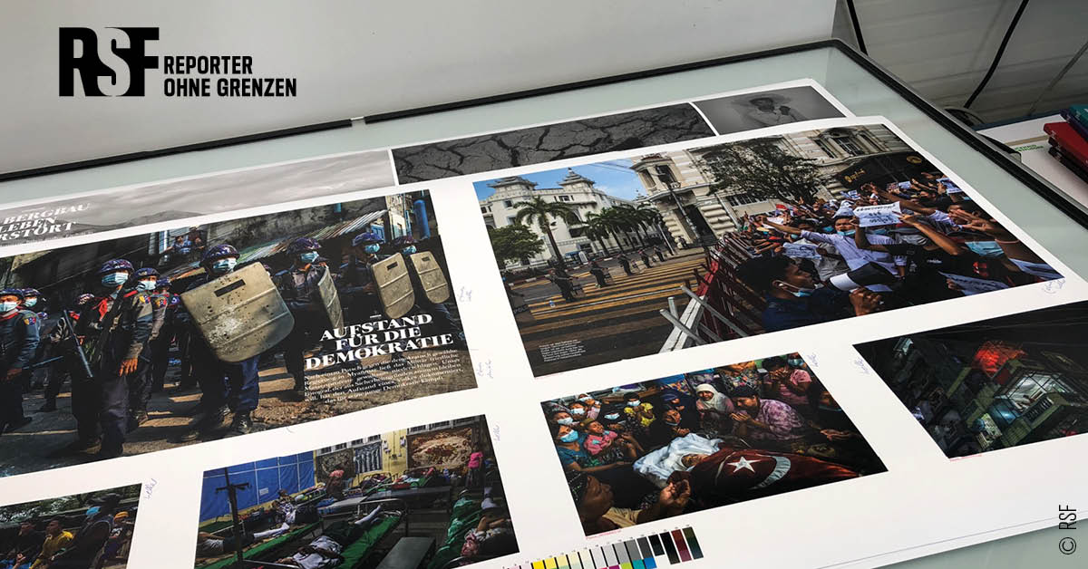 Reporter ohne Grenzen: Bildband "Fotos für die Pressefreiheit 2022"